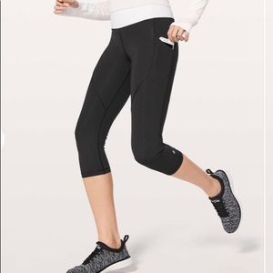 Lululemon Quick Feet Crop Leggings